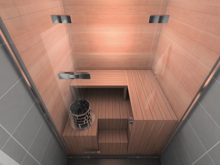 Premium-sauna, lämpöhaapa